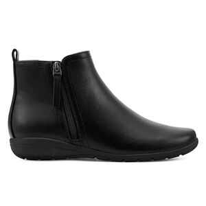 Easy Spirit Black Leather Ankle Booties
